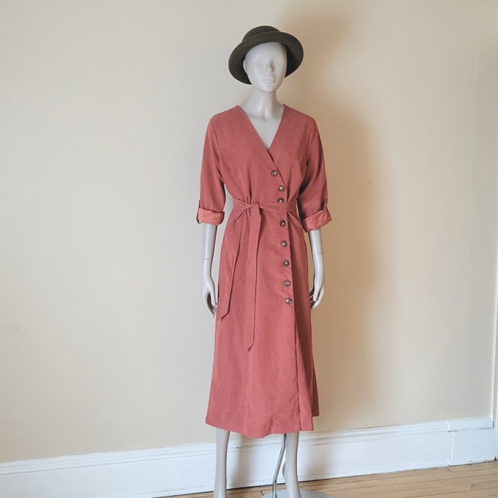 Soft  Eloquent dress beautiful clay color